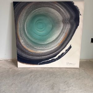Large canvas painting